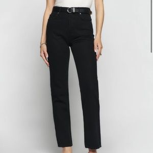 Reformation Cynthia High Rise Straight Jeans